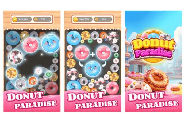 Capturas de tela do app Donut Paradise