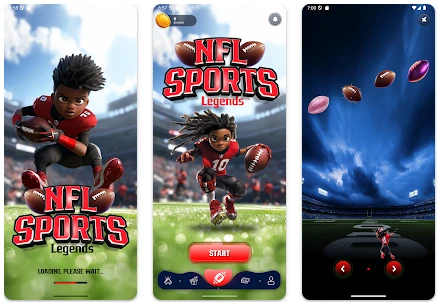 Capturas de tela do App US Football Sports