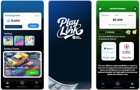 Captura de tela do app Play & Link