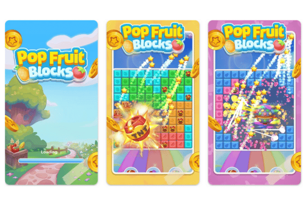Captura de tela Pop Fruit Blocks