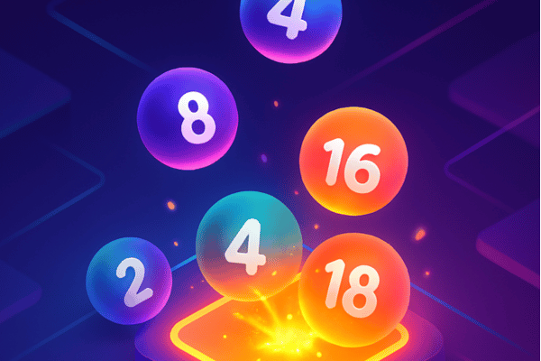 Juicy Jump Ball 2048: Um Desafio de Fusão que Testa sua Precisão