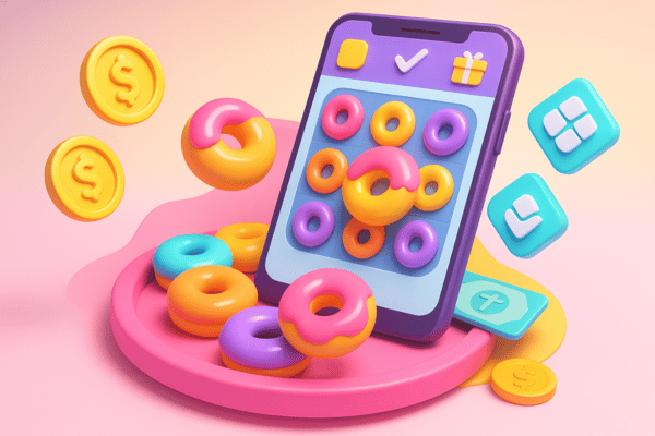 Recompensas no Celular com Donut Paradise: Jogue e Relaxe