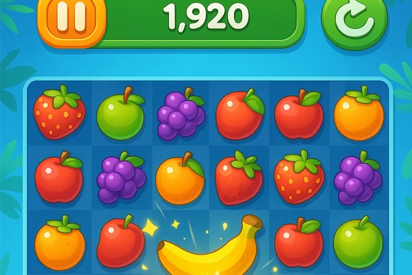 Fruit Tile Match: o melhor jogo combinar frutas para se divertir