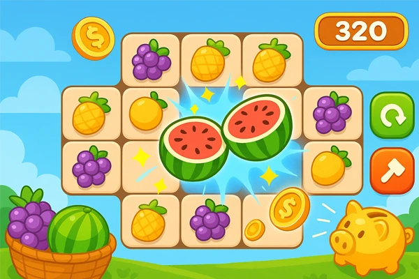 Ganhar Dinheiro Jogando no Celular: Descubra o Happy Fruits Tile