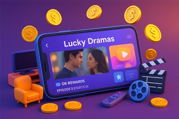 Lucky Dramas: Assista Séries Curtas e Ganhe Dinheiro no Celular