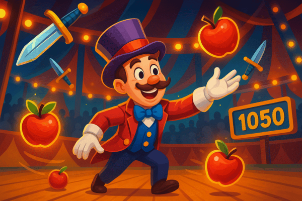 Mystique Cirque: o jogo de circo mobile para desviar e colecionar maçãs