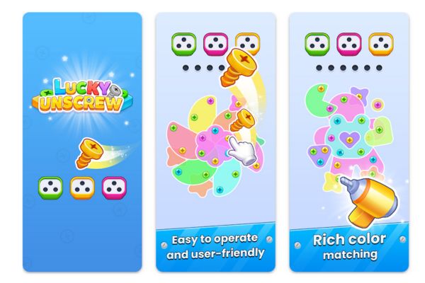 Game para lucrar: Lucky Unscrew
