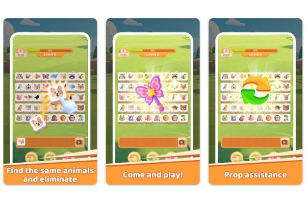 Renda extra com game Match Animal