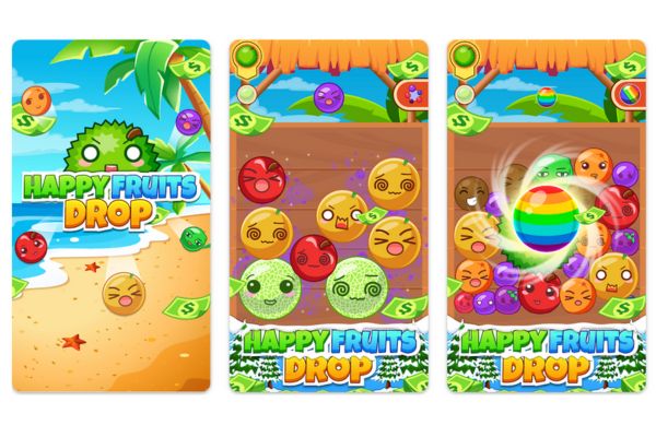 Game para faturar: Queda de Frutas Felizes